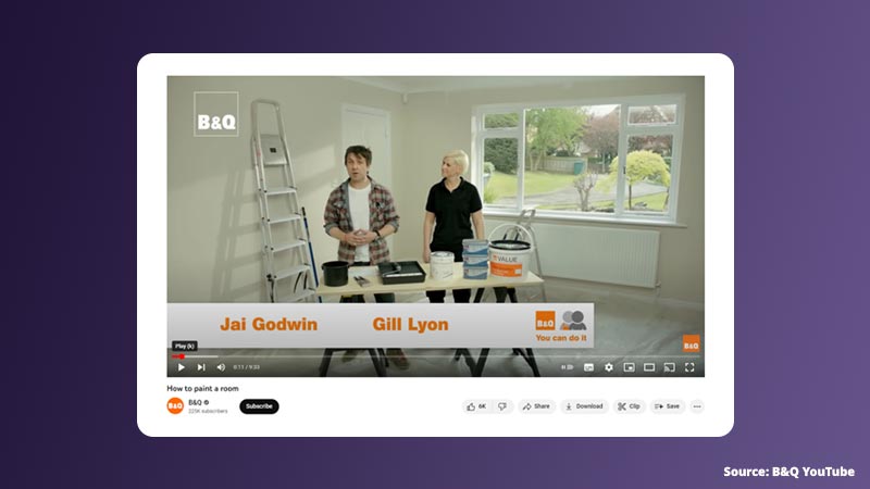 B&Q-youtube-content-informational-mental-availability A B&Q How-to video designed to build mental availability through YouTube content